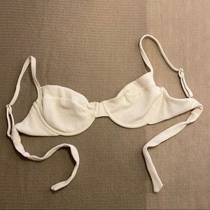 Monday Swimwear Maui Top Ivory Crinkle L